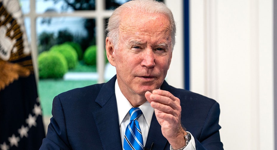 President Biden and the White House COVID-19 Response Team participate in a virtual call with the National Governors Association from the South Court Auditorium of the Eisenhower Executive Office Building of the White House Complex on Monday, Dec. 27, 2021 in Washington, D.C.