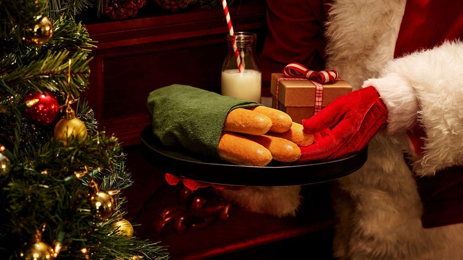 Breadsticks for Santa