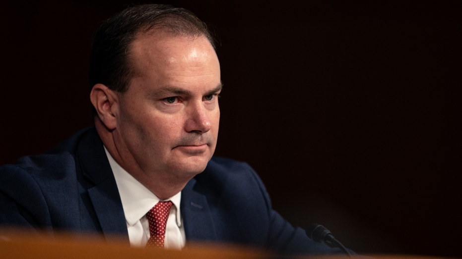 U.S. Sen. Mike Lee (R-UT) listens during Supreme Court Justice nominee Judge Amy Coney Barrett's Senate Judiciary Committee confirmation hearing for Supreme Court Justice in the Hart Senate Office Building on October 12, 2020 in Washington, DC. With less than a month until the presidential election, President Donald Trump tapped Amy Coney Barrett to be his third Supreme Court nominee in just four years. If confirmed, Barrett would replace the late Associate Justice Ruth Bader Ginsburg. (Erin Schaff-Pool/Getty Images)