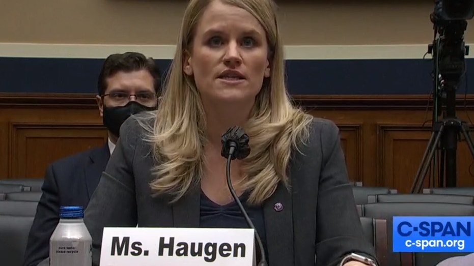 Frances Haugen during House Energy and Commerce Committee hearing (CSPAN)