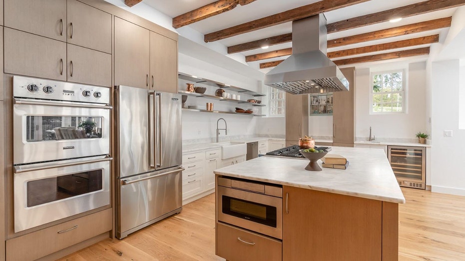 The kitchen of the house previously owned by Julia Child