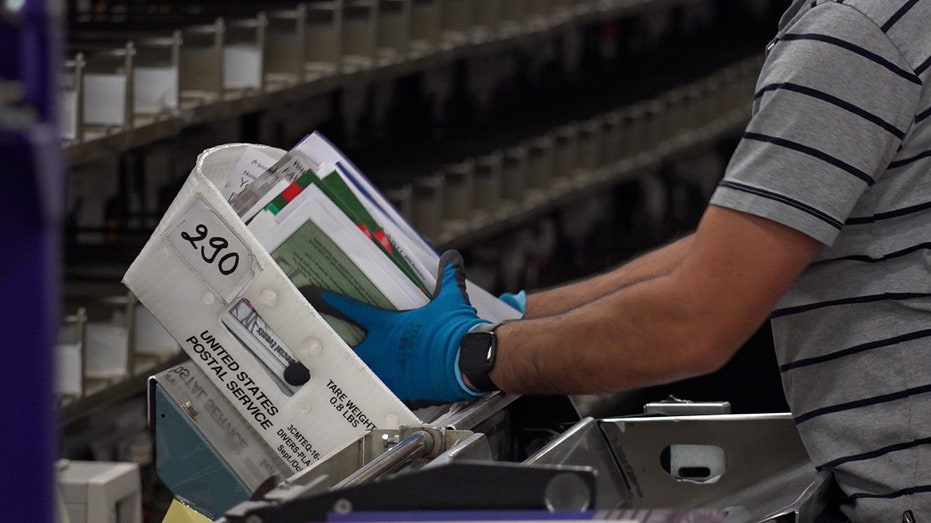 USPS worker at facility