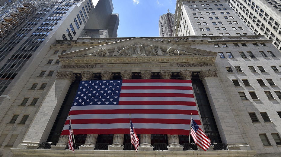 The New York Stock Exchange building on Wall Street, downtown Manhattan, on July 2, 2017.