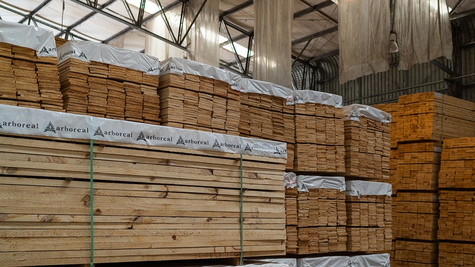 Lumber at the Arboreal sawmill in Tacuarembo, Uruguay, on Thursday, Oct. 28, 2021.