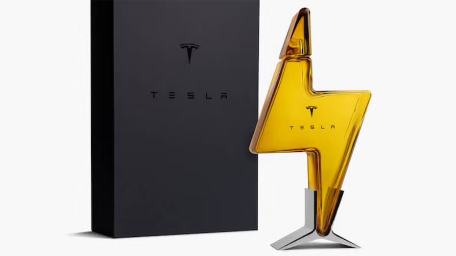 The Tesla Decanter is priced at $150 and is the same as the bottle used for the limited-edition Teslaquila.