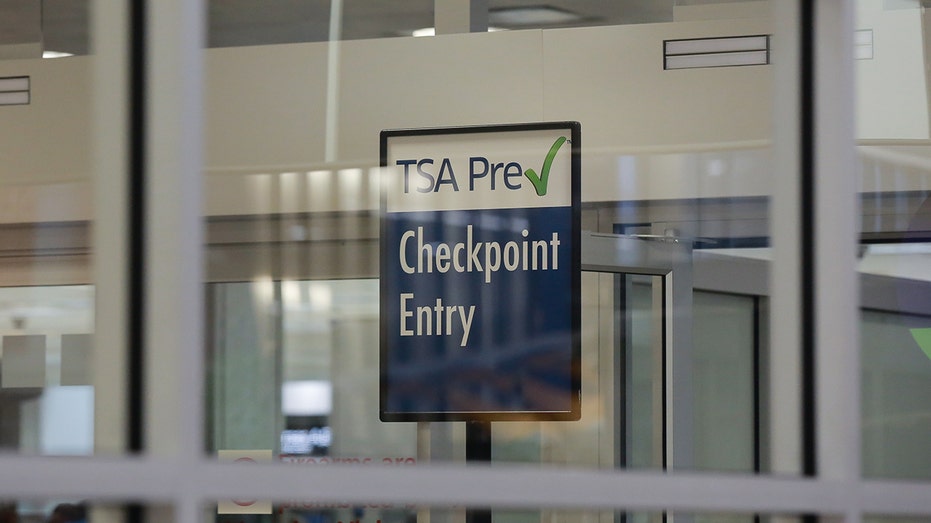 TSA precheck sign