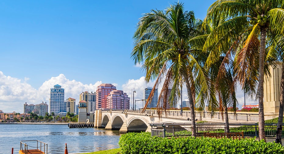 City view of West Palm Beach