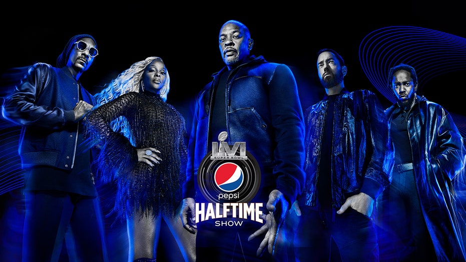 Um anúncio para o show de intervalo do Super Bowl da Pepsi