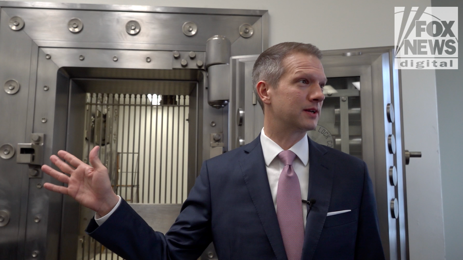 West Virginia Treasurer Riley Moore gives Fox News Originals a tour of the treasury vault.