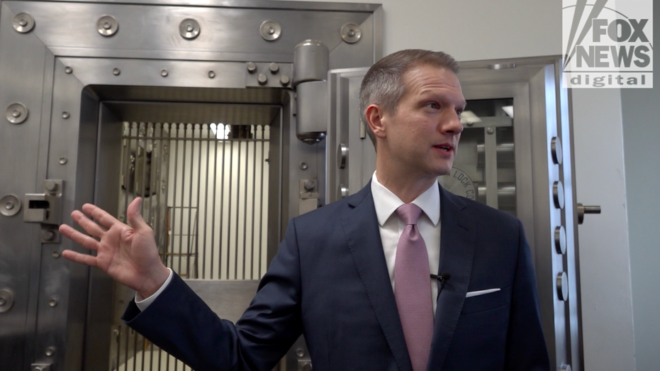 West Virginia Treasurer Riley Moore gives Fox News Originals a tour of the treasury vault.