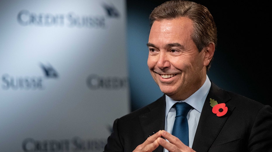 Antonio Horta-Osorio, chairman of Credit Suisse Group AG, during a Bloomberg Television interview at the company's offices in London, U.K., on Thursday, Nov. 4, 2021.