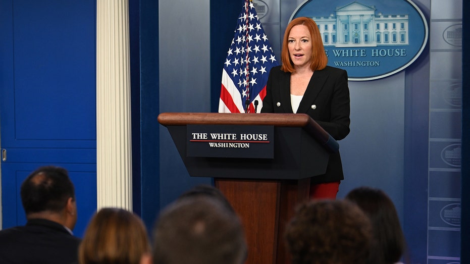 Press secretary Jen Psaki