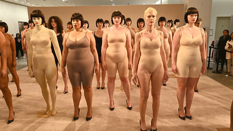 Kim Kardashian' Skims arrives at Galeries Lafayette