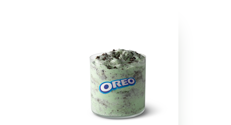 McDonald's USA OREO Shamrock McFlurry