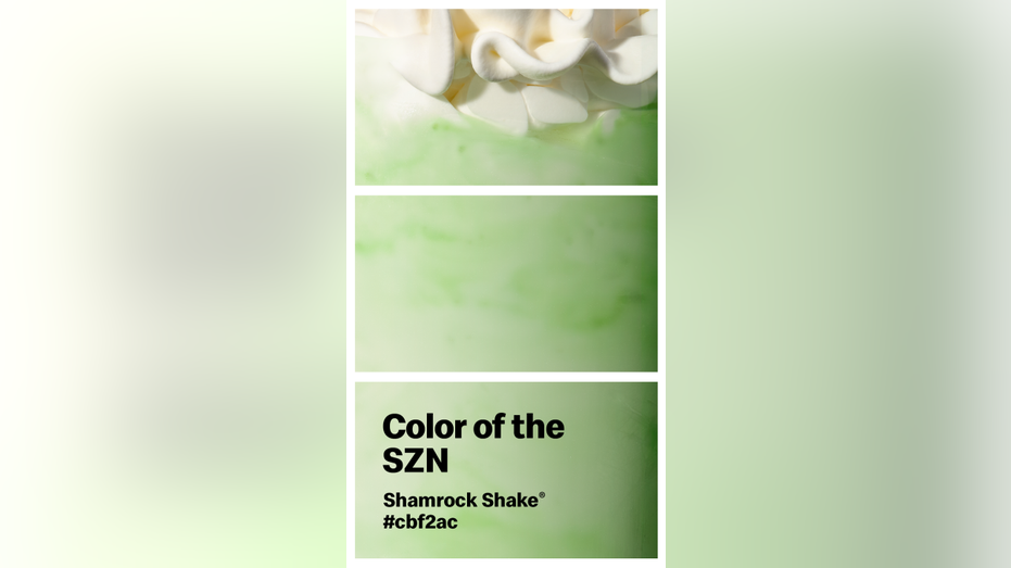 McDonald's USA Shamrock Shake Color Code