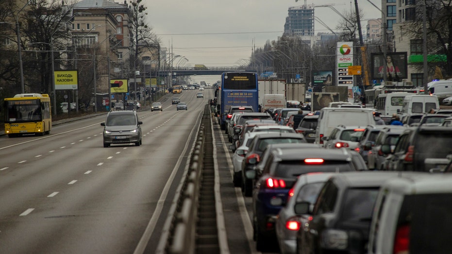 Traffic in Kyiv