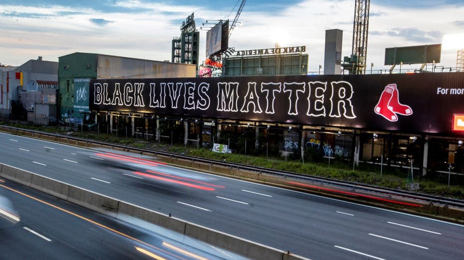 BLM Sign on Green Monster