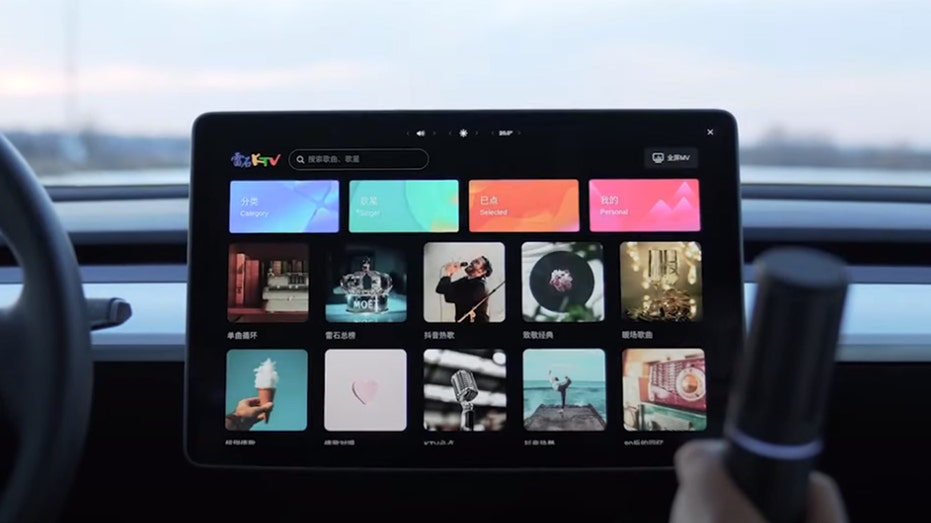 Tesla owners can use TeslaMic to sing karaoke through the in-car entertainment system.