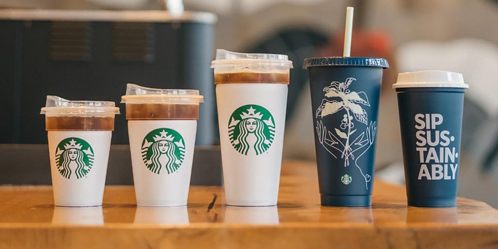 Say goodbye to single-use plastic! Starbucks introduces reusable