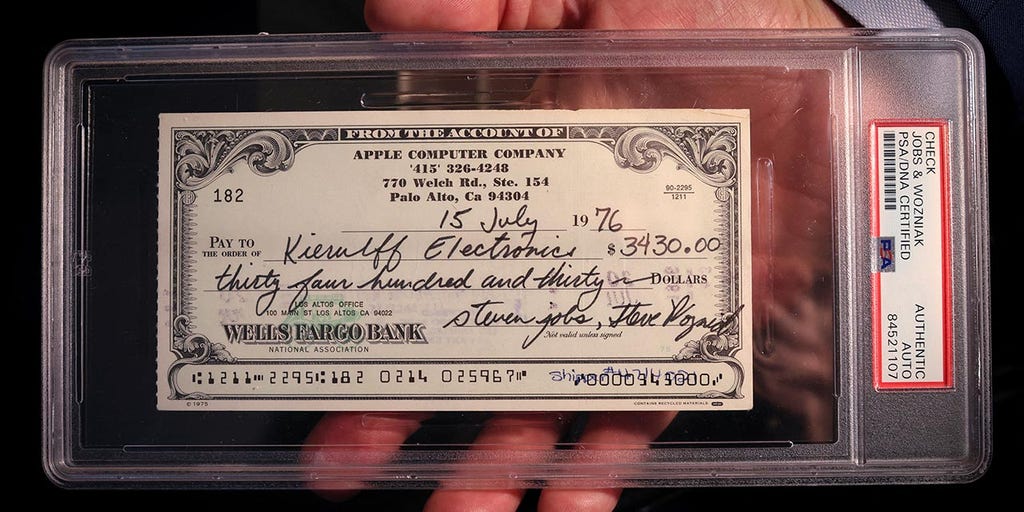 Rare Steve Jobs memorabilia, items from Apple's origins go up for auction - Vimarsana News