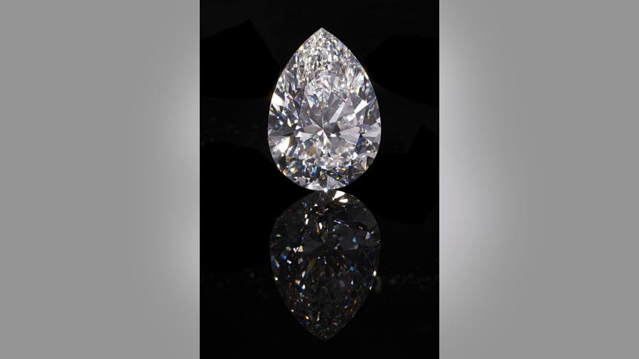 228-carat pear-shaped diamond sold at Christie’s auction