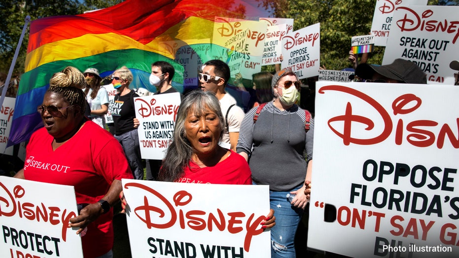 Disney parents rights bill protest