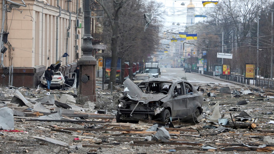 Kharkiv Ukraine Bombing