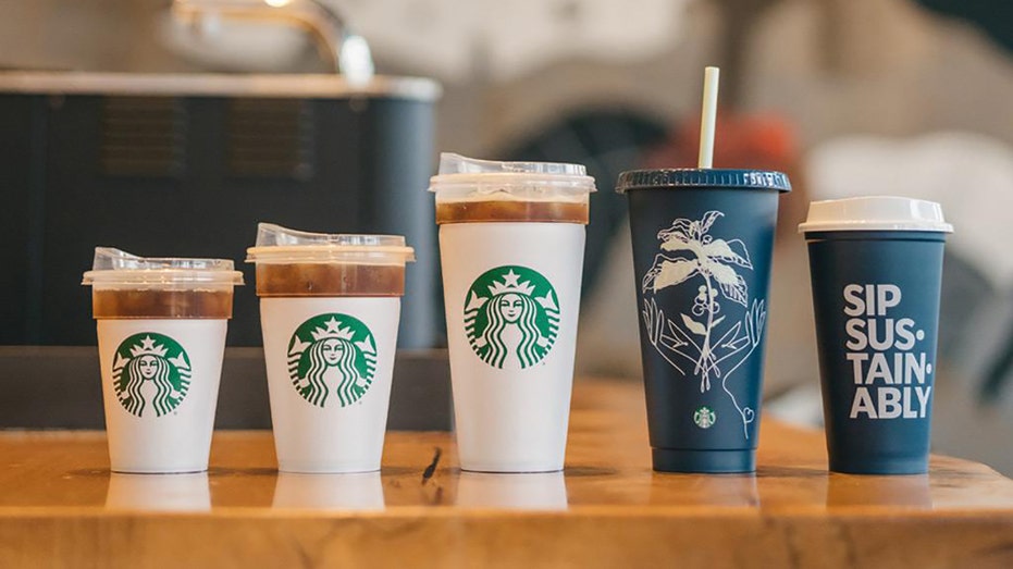 Starbucks reusable coffee deals cups