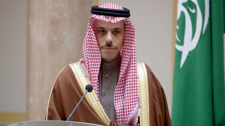 Saudi minister of foreign affairs Faisal bin Farhan Al-Saud