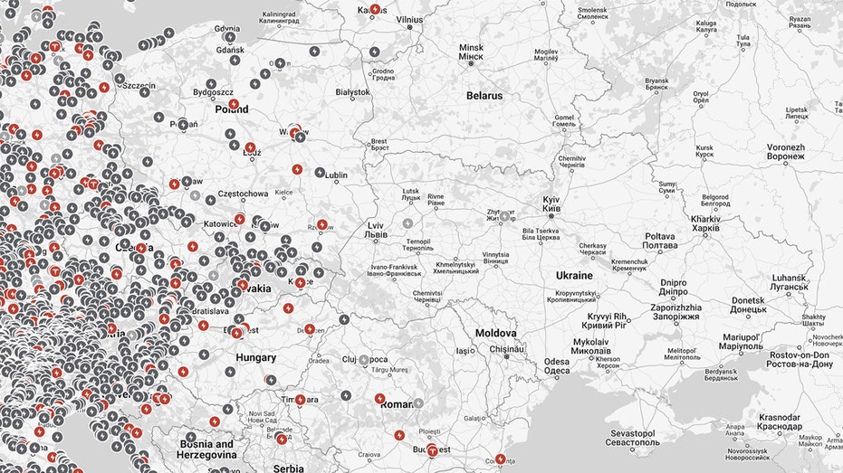 Tesla charging stations