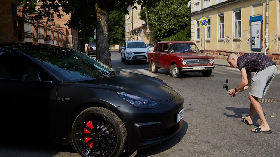 Tesla charging stations