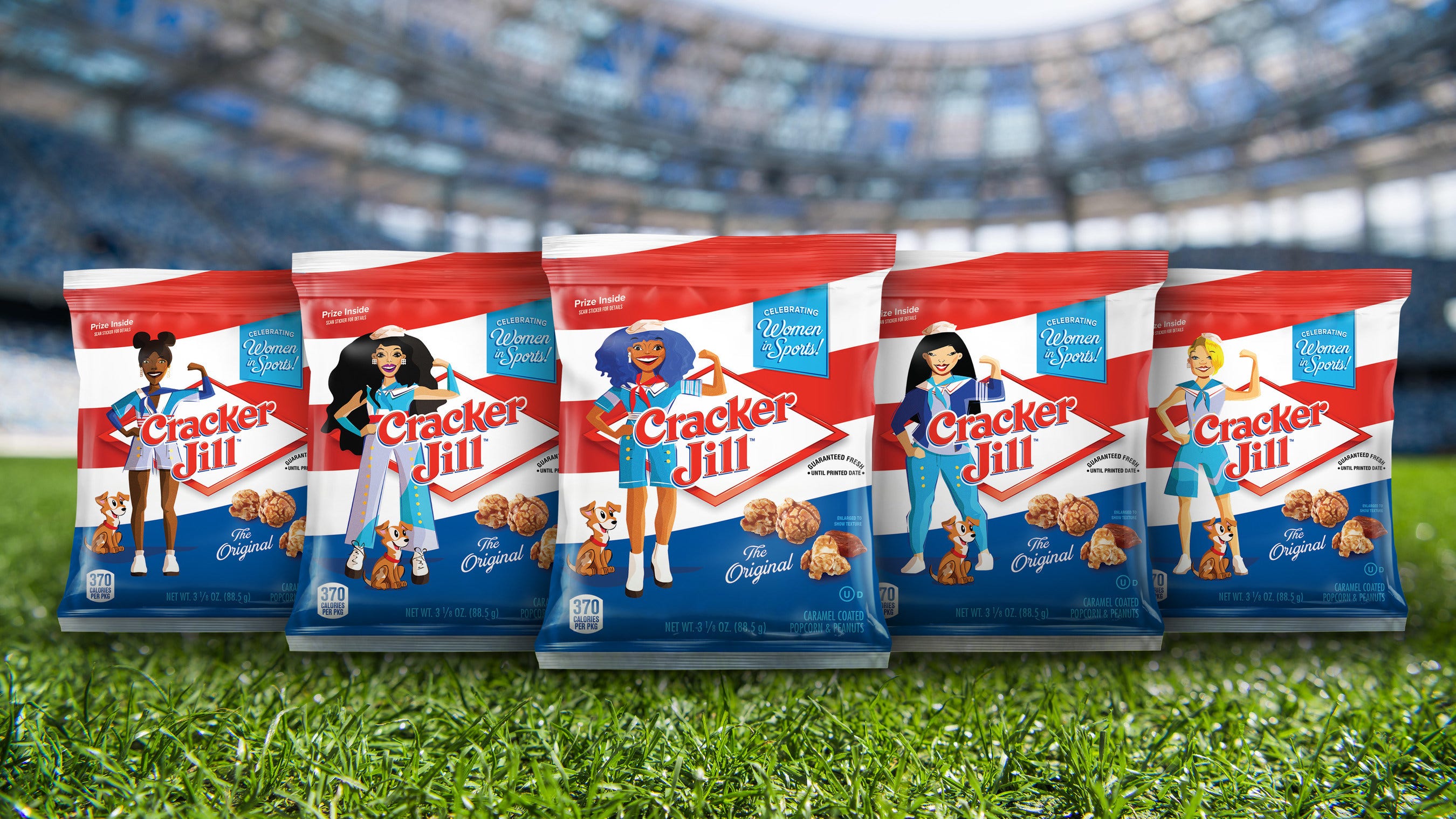Pepsi dévoile la version Cracker Jill de Cracker Jack pour promouvoir le sport féminin