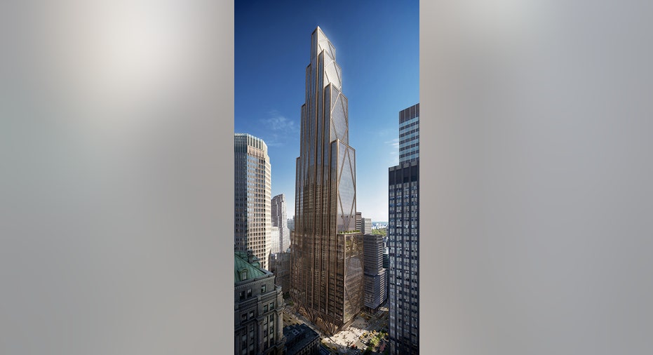 JPMorgan Chase announced plans to build a 60-story tower in Manhattan at 270 Park Ave., to function as its global headquarters.