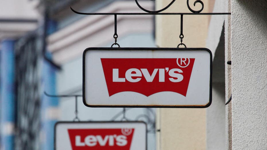 Levi's signs outside a store