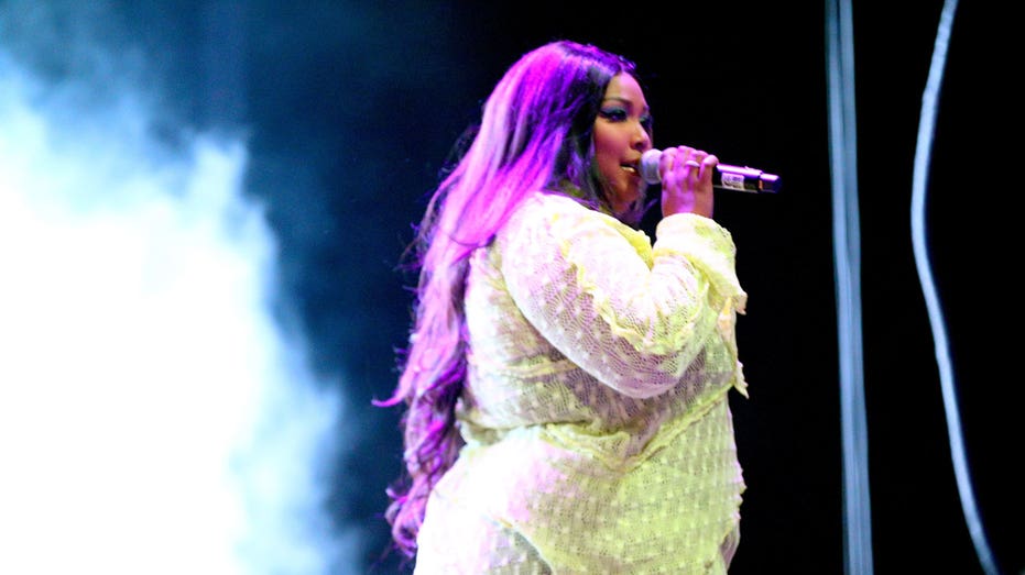 Lizzo performing