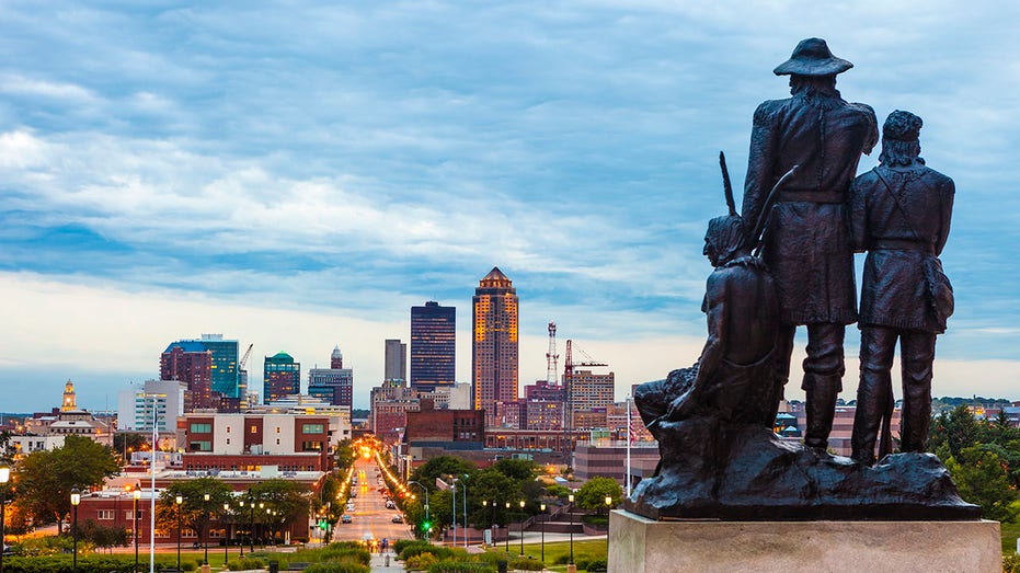 Downtown Des Moines, Iowa