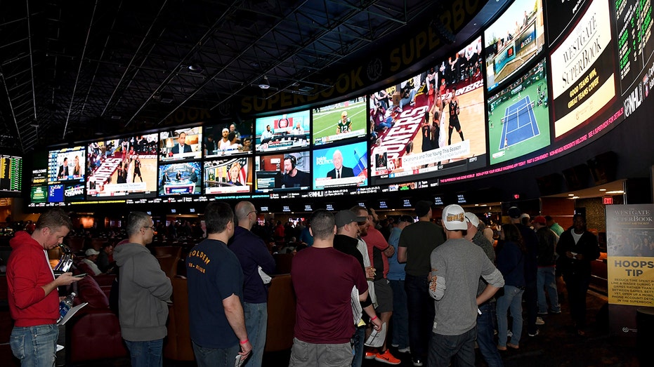 The party viewed in March Madness at Westgate Las Vegas