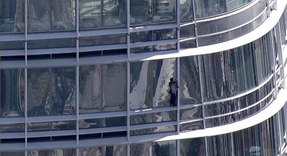 San Francisco tower climber.