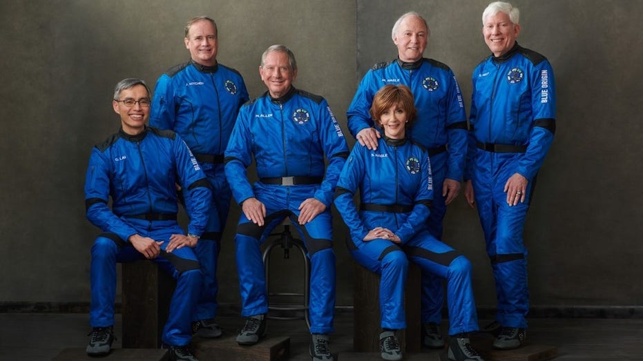 The crew of Blue Origin's NS-20 flight