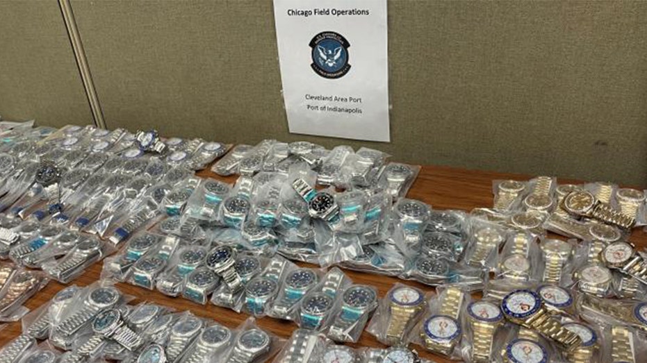 U.S. Customs and Border Protection said it seized 460 counterfeit Rolex watches shipped to the U.S. from Hong Kong.