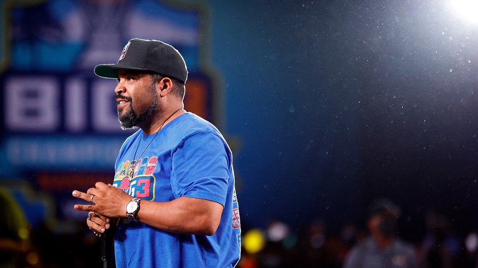 Ice Cube performs during the BIG3 Championship at Atlantis Paradise Island