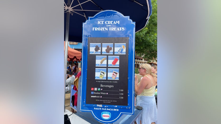 Disney ice cream prices