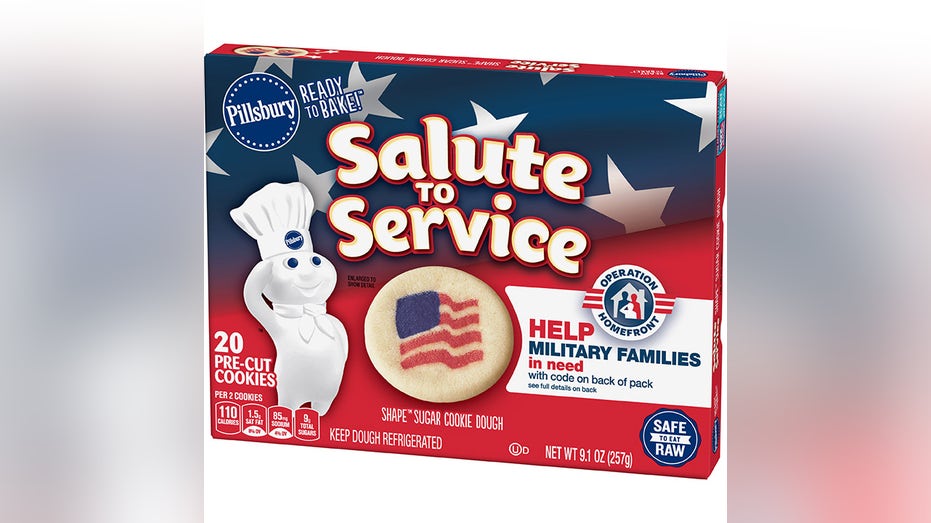 Pillsbury Shape Flag Sugar Cookie Dough, Salute to Service box