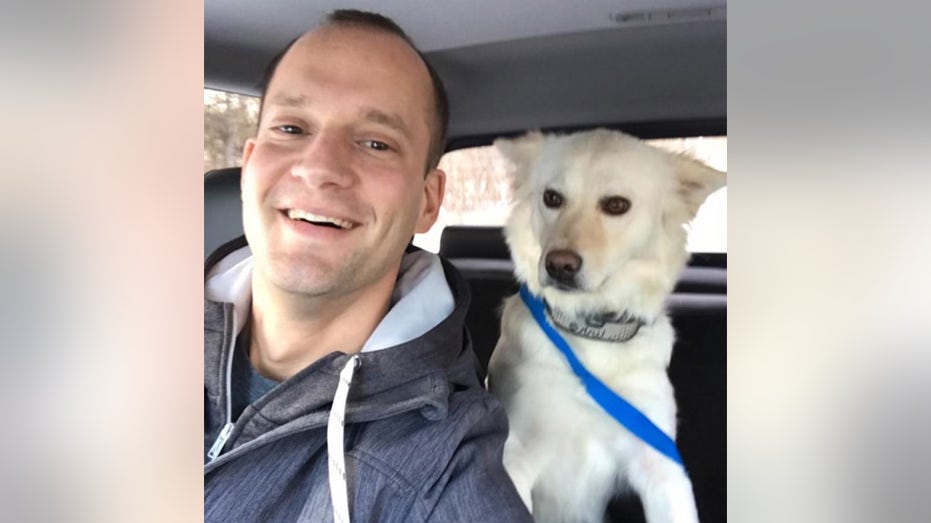 Rian and his dog Heather