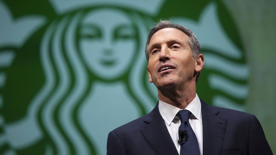 CEO of Starbucks Howard Schultz speaking in Seattle