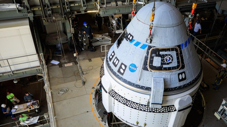 The Boeing CST-100 Starliner spacecraft