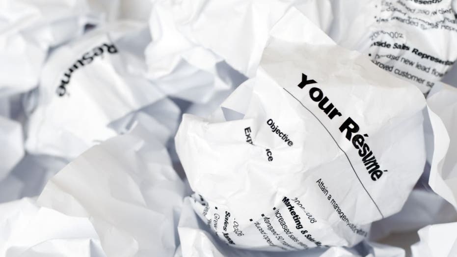 Crumpled resume