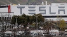 The view of Tesla Inc&apos;s U.S. vehicle factory in Freemont, California
