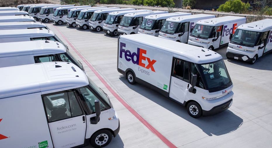 FedEx electric delivery vans from GM's BrightDrop