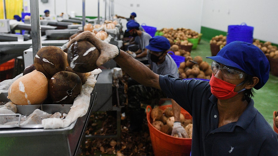 Chaokoh coconut products company plant in Thailand